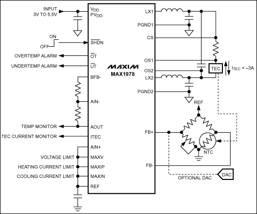 MAX1978、MAX1979：典型工作威廉希尔官方网站