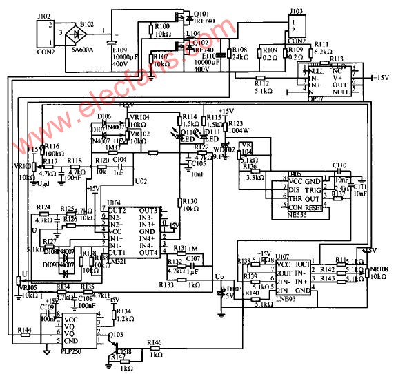 双闭环控制的充电器威廉希尔官方网站
原理图 文章来源:http:www.elecfans.com