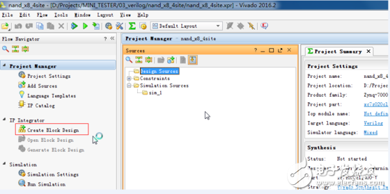 Vivado中新建工程或把IP搭建成原理图详解