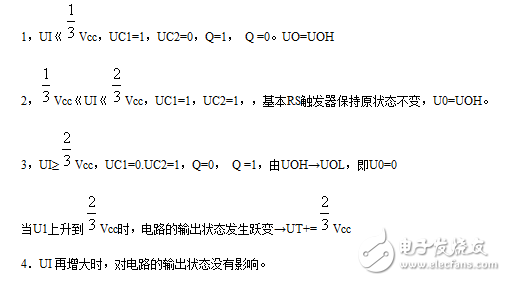 施密特触发器的基本原理_施密特触发器威廉希尔官方网站
工作原理详解_555定时器组成施密特触发器