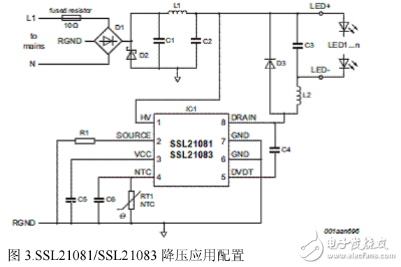 基于SSL21083高压8W的LED驱动器分析