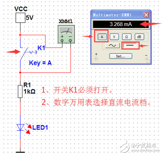 Multisim 11.0 LED手电筒威廉希尔官方网站
设计与仿真