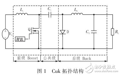 基于DC/DC的CUK拓扑结构的电流源功能