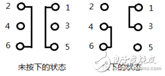 六脚开关引脚图及功能定义