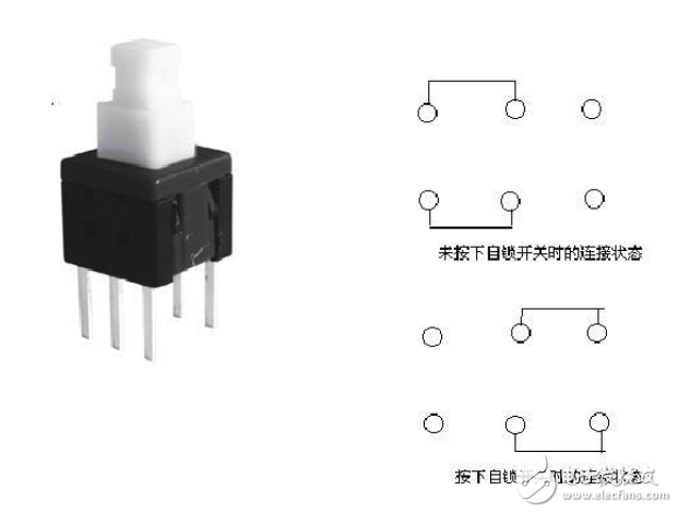 六脚开关引脚图及功能定义
