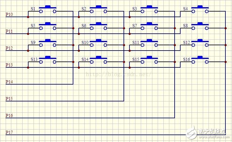 什么是矩阵键盘？4*4键盘的原理软件设计分析